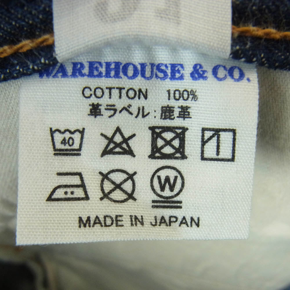 WAREHOUSE ウエアハウス Lot 800 STANDARD スタンダード デニム パンツ コットン 日本製 インディゴブルー系 W31 L32【中古】