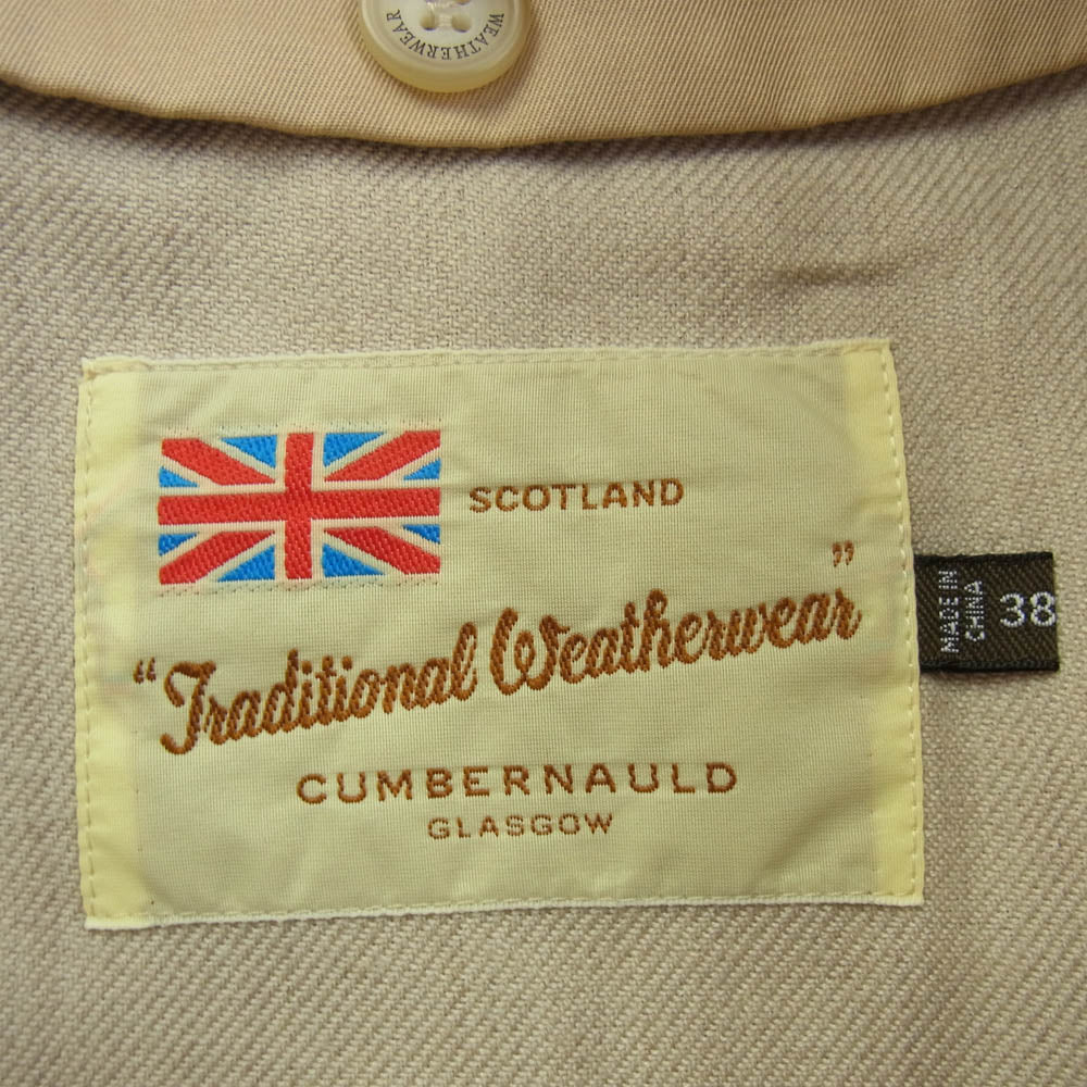 Traditional Weatherwear トラディショナルウェザーウェア 111HF-7818 PRESTON プレストン トレンチコート ライトブラウン系 38【中古】
