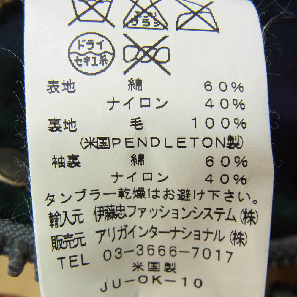 SIERRA DESIGNS シエラデザイン 8080 × PENDLETON ペンドルトン USA製 60/40 マウンテンパーカー ジャケット ブラウン系 XS【中古】