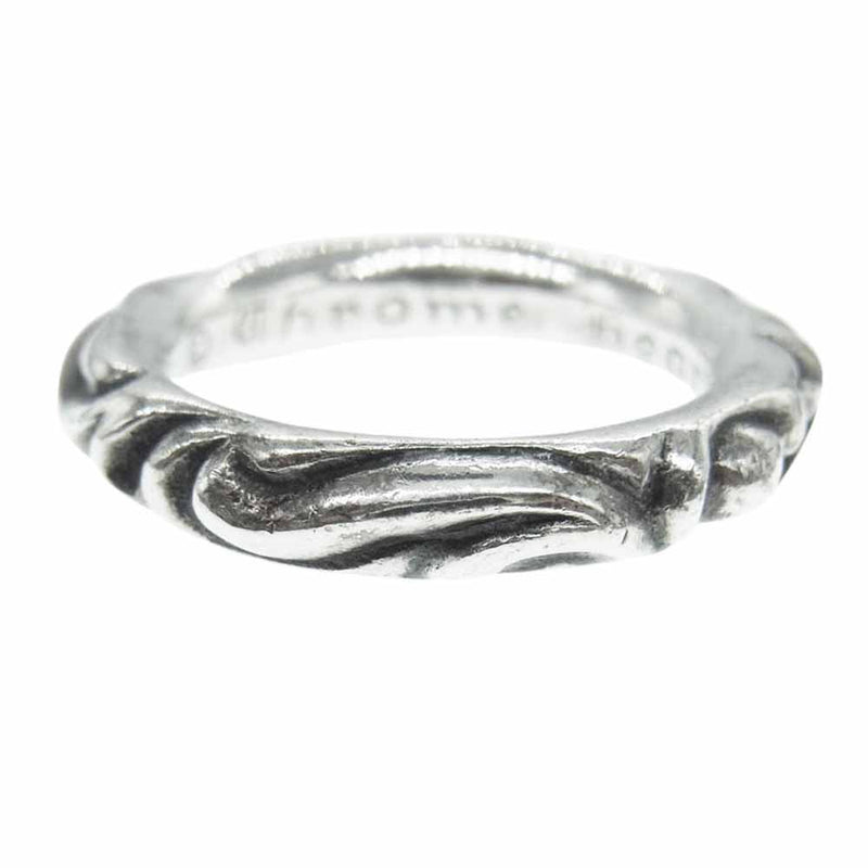 CHROME HEARTS クロムハーツ（原本無） SCRL BAND スクロールバンド シルバー リング シルバー系 16.5号【中古】