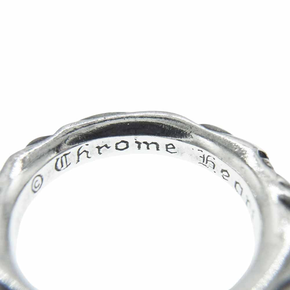 CHROME HEARTS クロムハーツ（原本無） SCRL BAND スクロールバンド シルバー リング シルバー系 16.5号【中古】