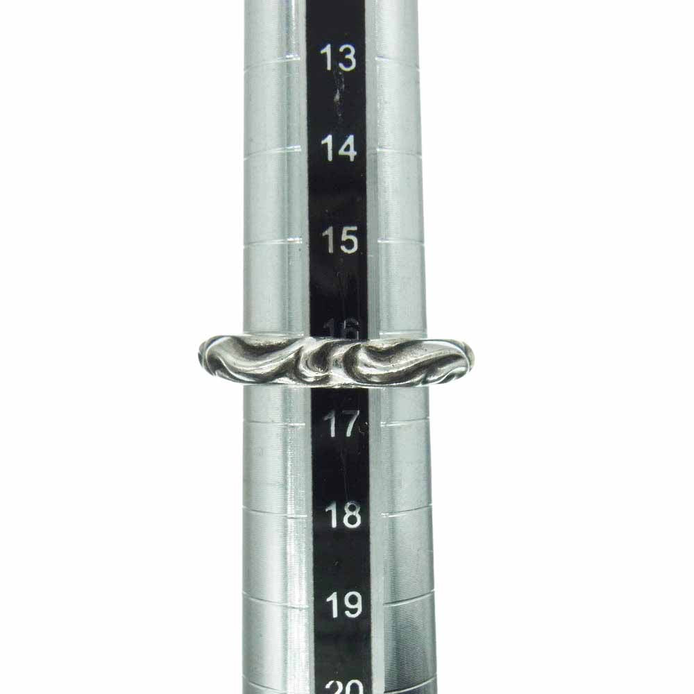 CHROME HEARTS クロムハーツ（原本無） SCRL BAND スクロールバンド シルバー リング シルバー系 16.5号【中古】