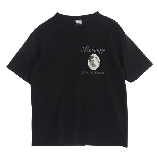 WACKO MARIA ワコマリア 25SS EVU-WM-WT02 ELLEN VON UNWERTH WASHED HEAVY WEIGHT T-SHIRT 半袖 Tシャツ ブラック系 M【中古】