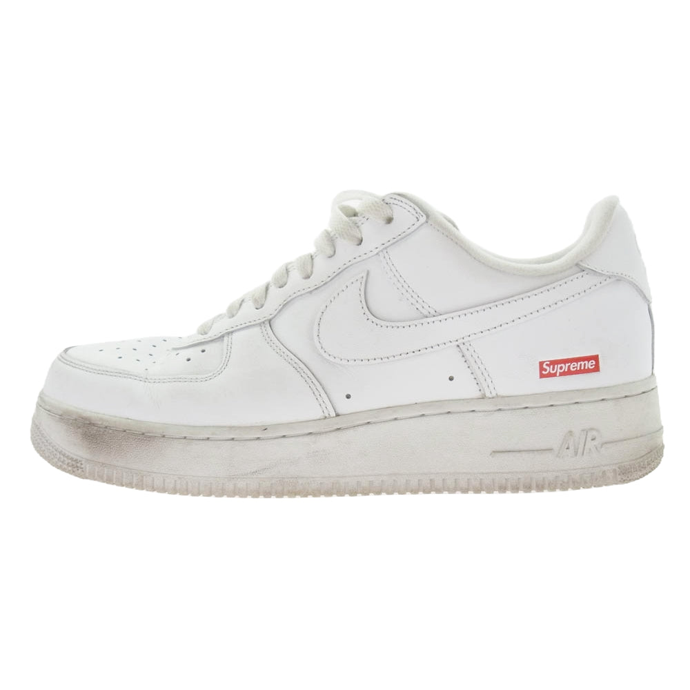 NIKE ナイキ CU9225-100 Supreme Air Force 1 Low White シュプリーム エアフォース1 ロー ホワイト ホワイト系 27cm【中古】