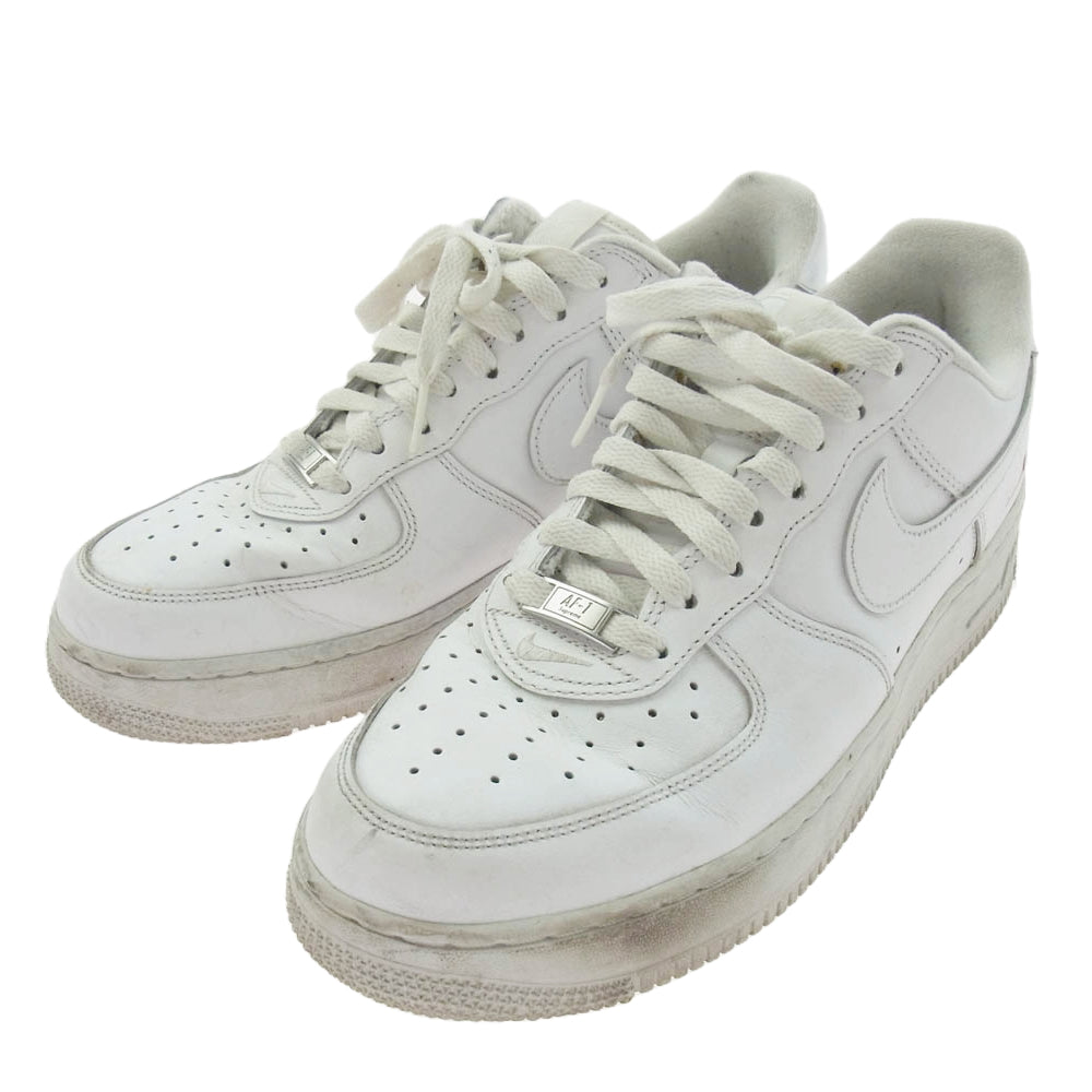 NIKE ナイキ CU9225-100 Supreme Air Force 1 Low White シュプリーム エアフォース1 ロー ホワイト ホワイト系 27cm【中古】