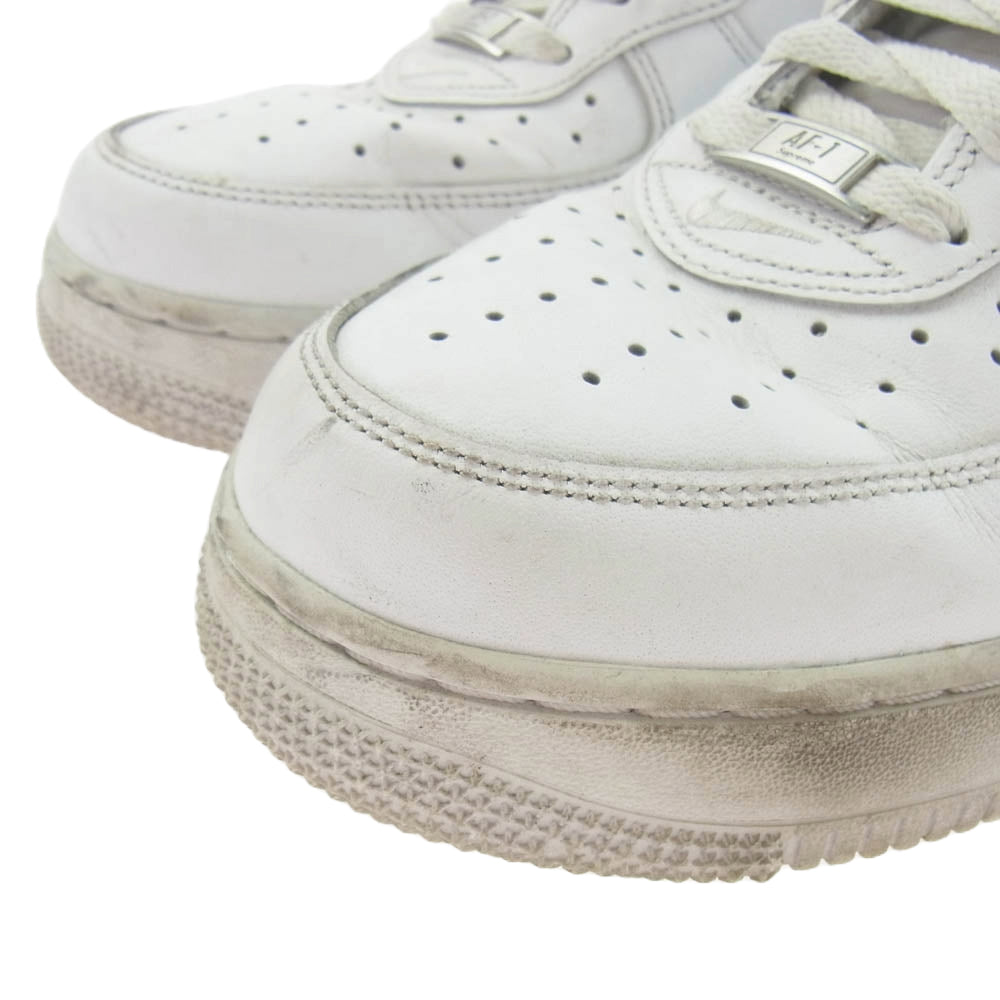 NIKE ナイキ CU9225-100 Supreme Air Force 1 Low White シュプリーム エアフォース1 ロー ホワイト ホワイト系 27cm【中古】