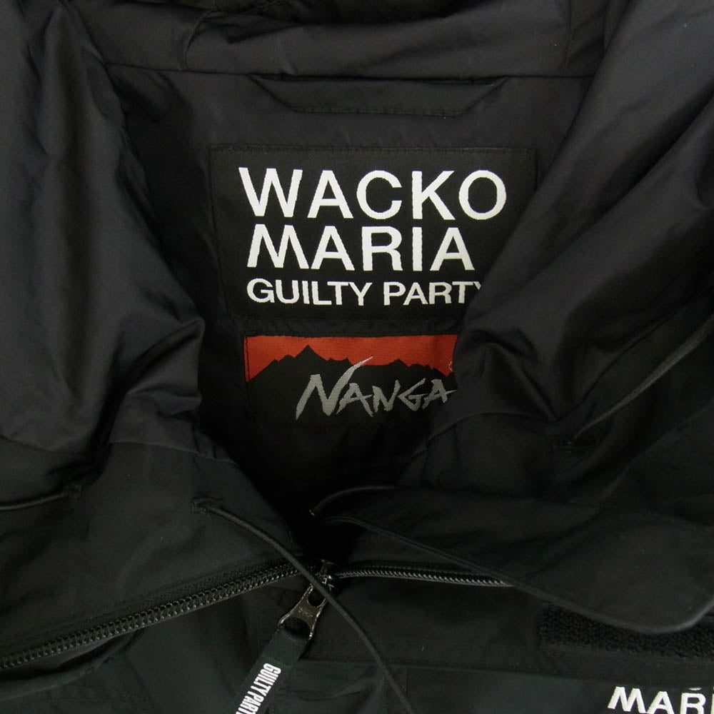 WACKO MARIA ワコマリア 23SS 23SS-WMO-NA01 NANGA MOUNTAIN PARKA マウンテン パーカー ブラック系 S【中古】