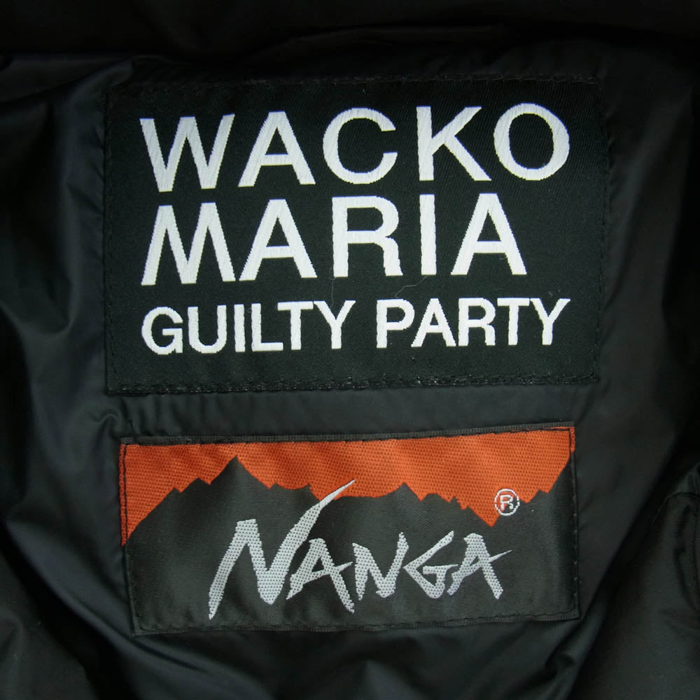 WACKO MARIA ワコマリア 23AW 23FW-WMO-NA04 NANGA DOWN JACKET ダウンジャケット ブラック系 M【中古】