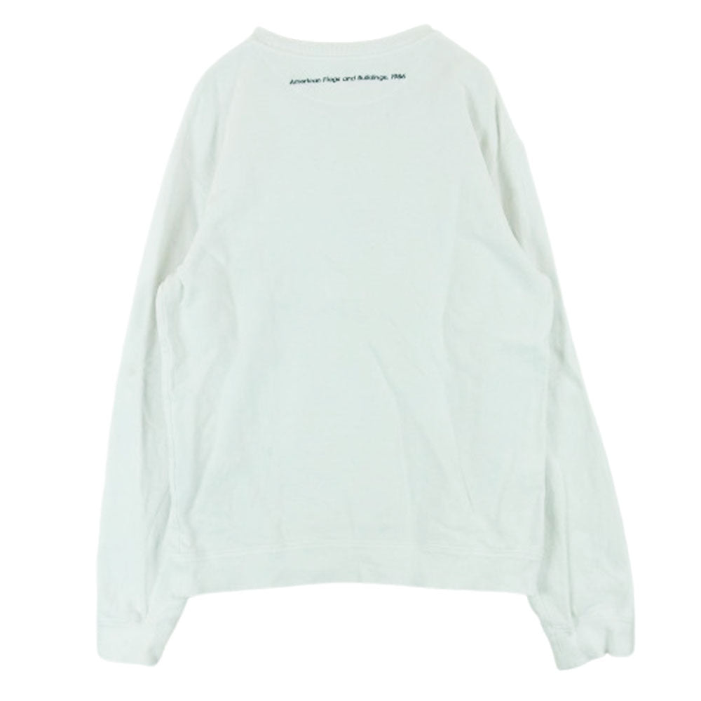CALVIN KLEIN カルバンクライン 205W39NYC ANDY WARHOL アンディーウォーホル ピクチャー プリント プルオーバー スウェット トレーナー ホワイト系 S【中古】