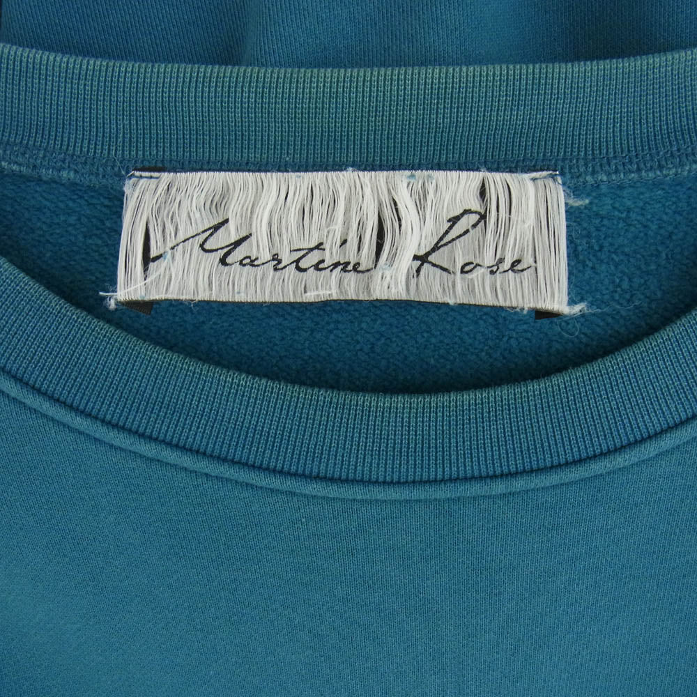 MARTIN ROSE マーティンローズ クラシック クルー スウェット シャツ グリーン系 青みがかった緑色 L【中古】