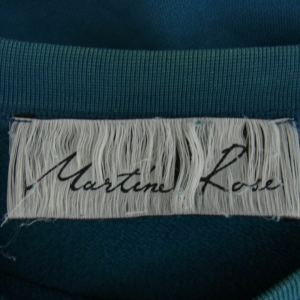 MARTIN ROSE マーティンローズ クラシック クルー スウェット シャツ グリーン系 青みがかった緑色 L【中古】