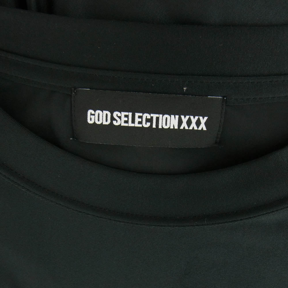GOD SELECTION XXX ゴッドセレクション rash guard アームロゴ ラッシュガード ブラック XL ブラック系 XL【中古】