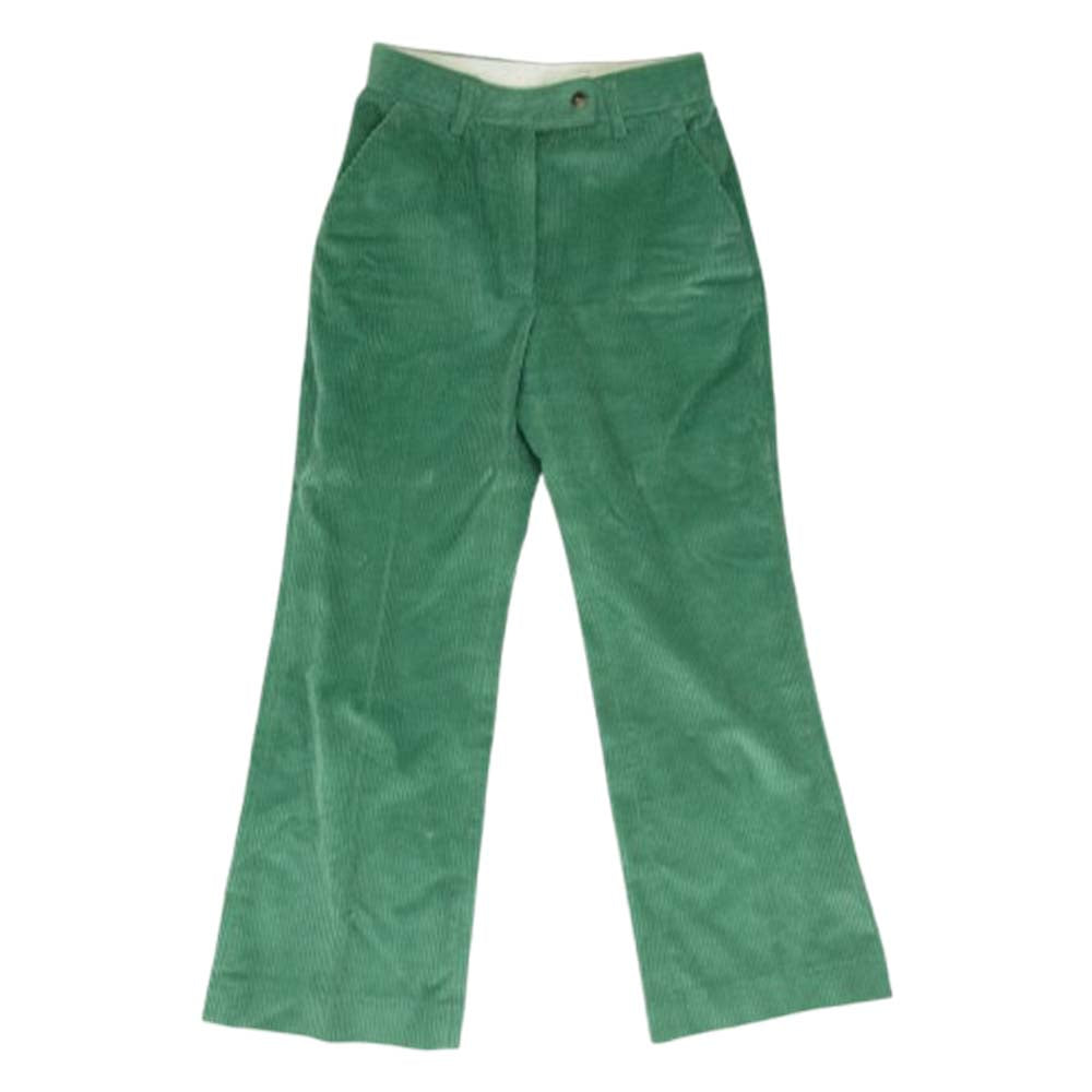 ACNE STUDIOS アクネストゥディオズ 19AW TROU000272 コーデュロイ ブーツカット パンツ グリーン系 32【中古】