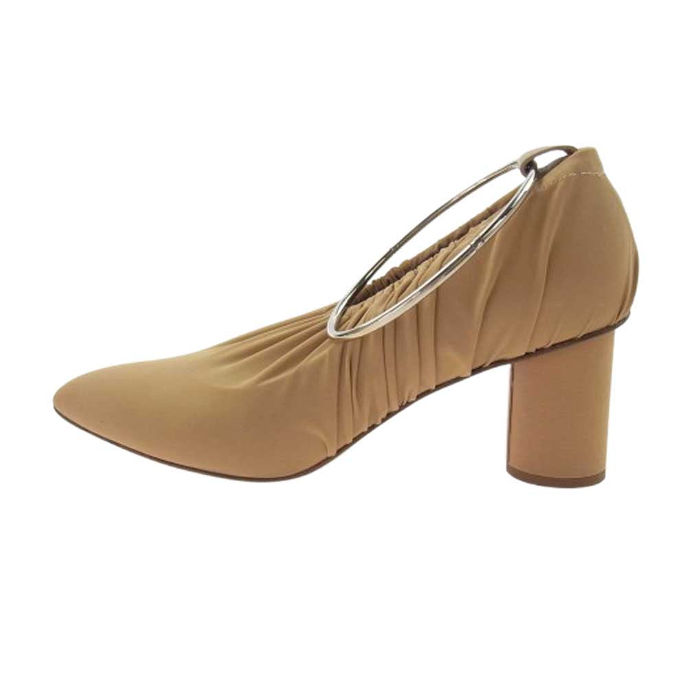 未使用 ジルサンダー アンクレットパンプス ベージュ 23cm 3050922 ジル サンダー パンプス JIL SANDER ジルサンダー アンクレット ヒール
