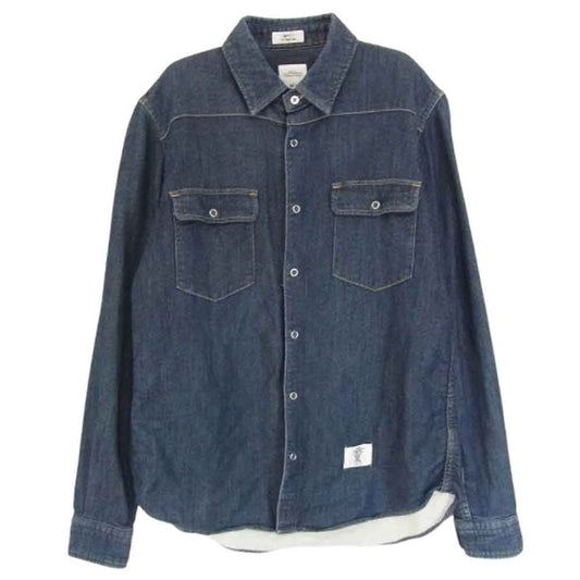 BEDWIN & THE HEARTBREAKERS ベドウィンアンドザハートブレイカーズ スナップボタン デニム 長袖シャツ インディゴブルー系 1【中古】