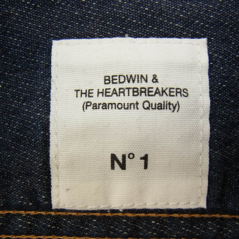 BEDWIN & THE HEARTBREAKERS ベドウィンアンドザハートブレイカーズ スナップボタン デニム 長袖シャツ インディゴブルー系 1【中古】