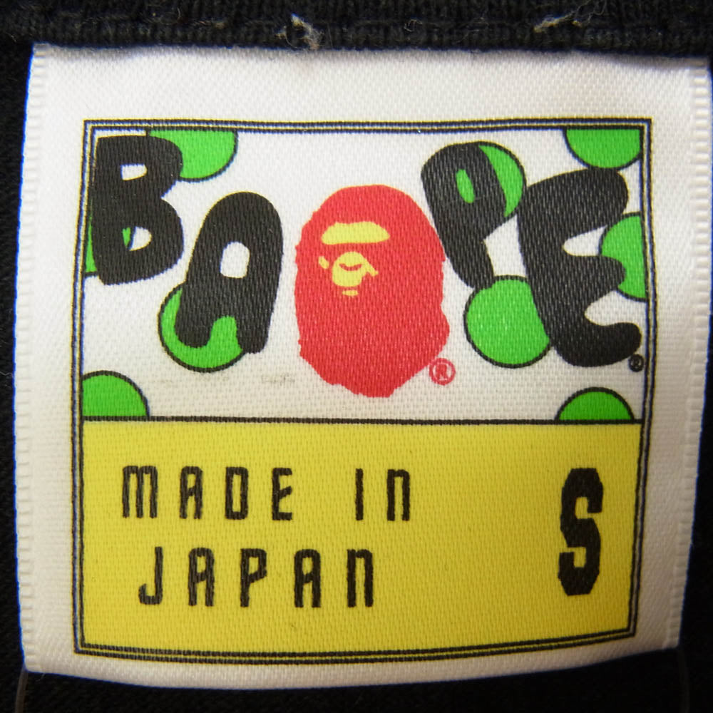 A BATHING APE アベイシングエイプ × UNDEFEATED アンディーフィーテッド 5STRIKE TEE フロントプリント Tシャツ 半袖 ブラック系 S【中古】