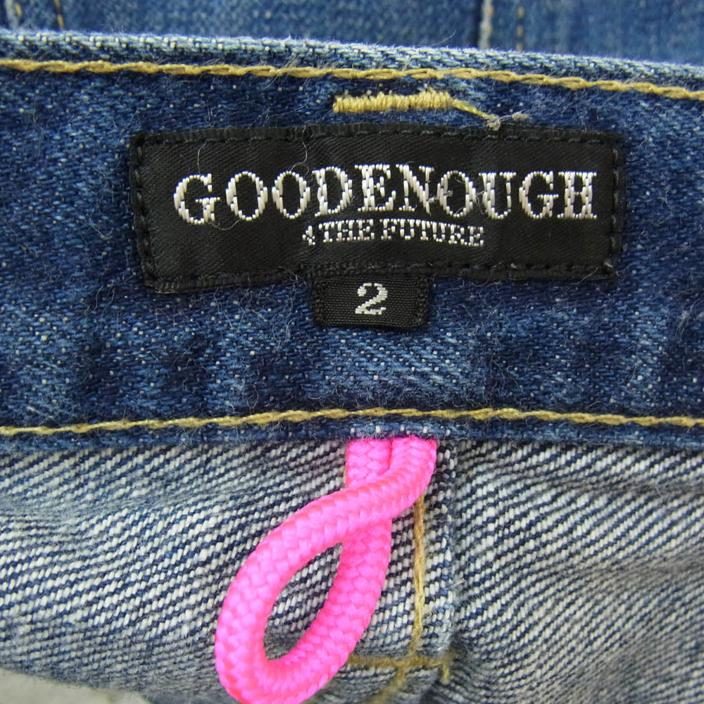GOODENOUGH グッドイナフ GE-102001 セルビッチ デニム パンツ 赤耳 インディゴブルー系 2【中古】
