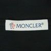 MONCLER モンクレール H10918D00005 T-SHIRT MANICA LUNGA ロゴプリント 長袖 Tシャツ ロンT トルコ製 ブラック系 L【中古】