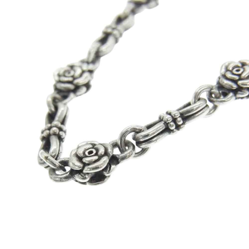 Justin Davis ジャスティンデイビス SNJ210 ボヘミアン チェーン ローズ ネックレス 50cm シルバー系【中古】