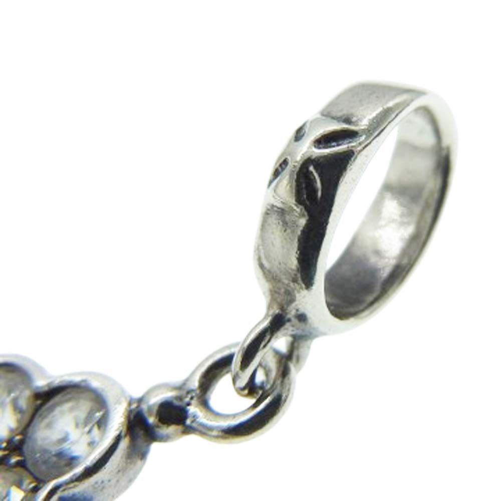 Loree Rodkin ローリーロドキン P055-886 LARGE GOTHIC CROSS PENDANT ラージ ゴシック クロス シルバー ペンダント ジルコニア シルバー系【中古】