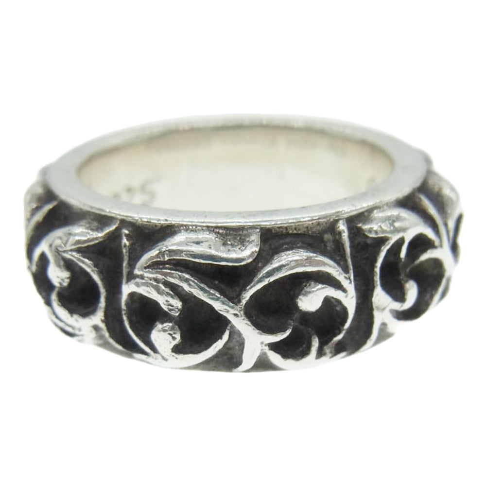 CHROME HEARTS クロムハーツ（原本無） ETRNITY VINE BAND エタニティ ヴァインバンド リング シルバー系 14号【中古】