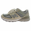 NEW BALANCE ニューバランス W990IG5 990v5 メッシュ ローカット スニーカー グレー系 24.5cm【中古】