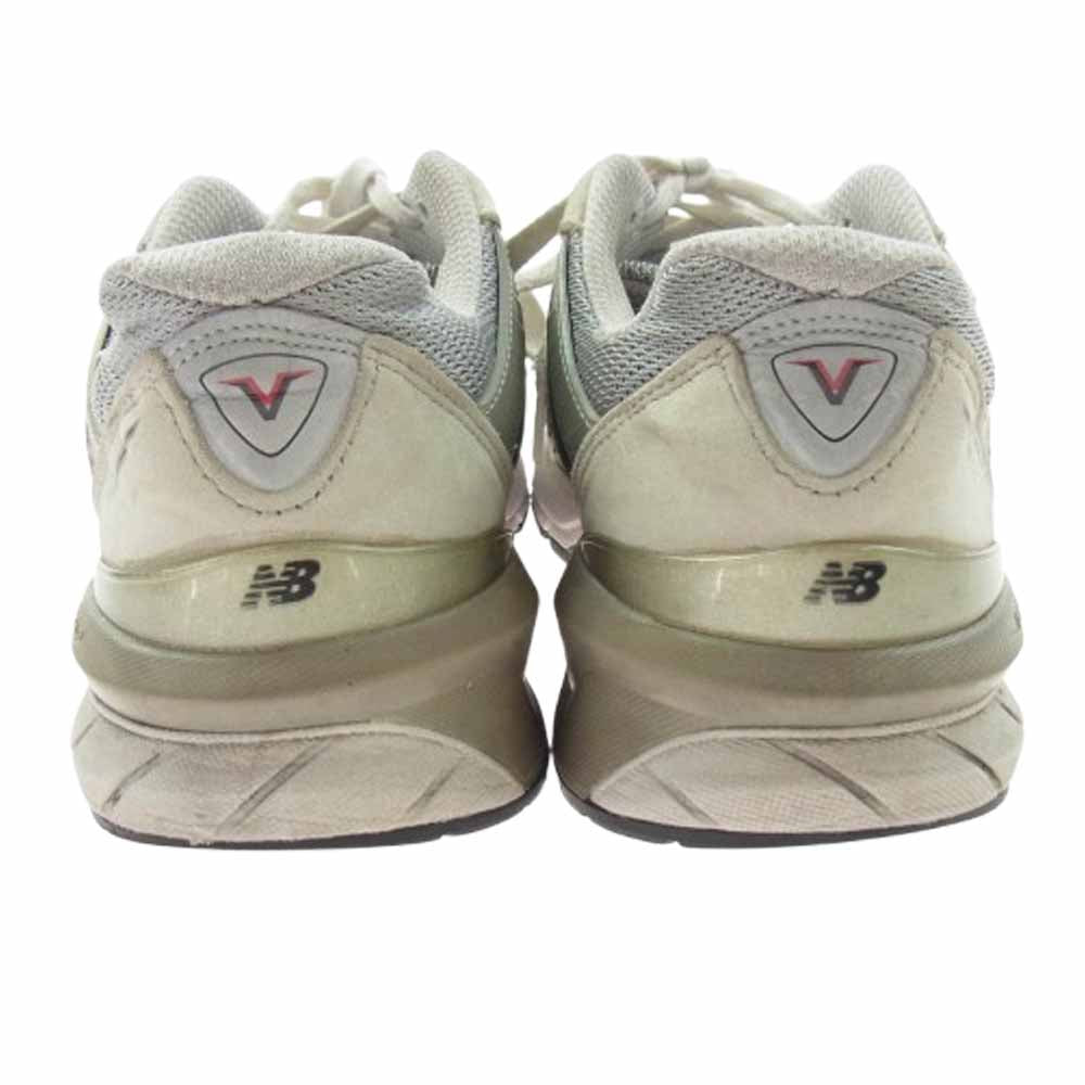 NEW BALANCE ニューバランス W990IG5 990v5 メッシュ ローカット スニーカー グレー系 24.5cm【中古】