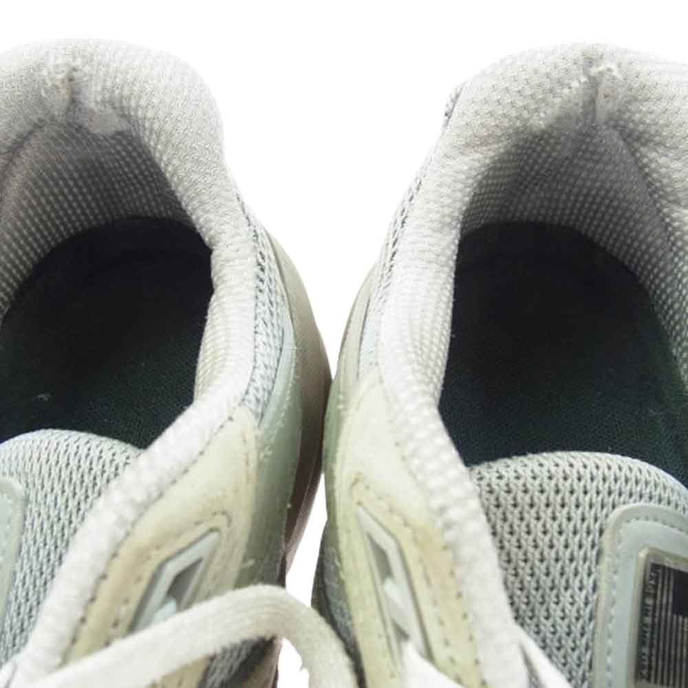 NEW BALANCE ニューバランス W990IG5 990v5 メッシュ ローカット スニーカー グレー系 24.5cm【中古】
