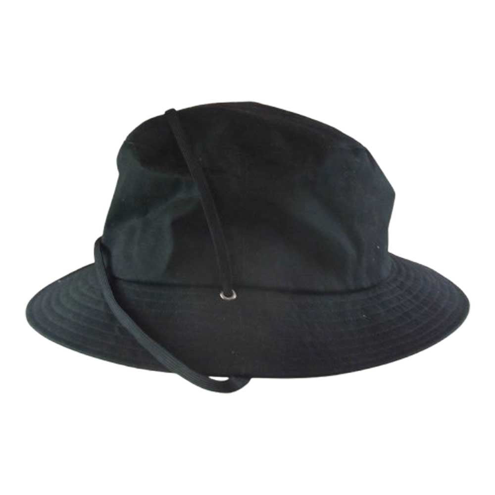 KIJIMA TAKAYUKI キジマタカユキ 24SS 242705 ENTILE BUCKET HAT 高密度コットンベンタイル バケットハット 帽子 ブラック系 2【中古】