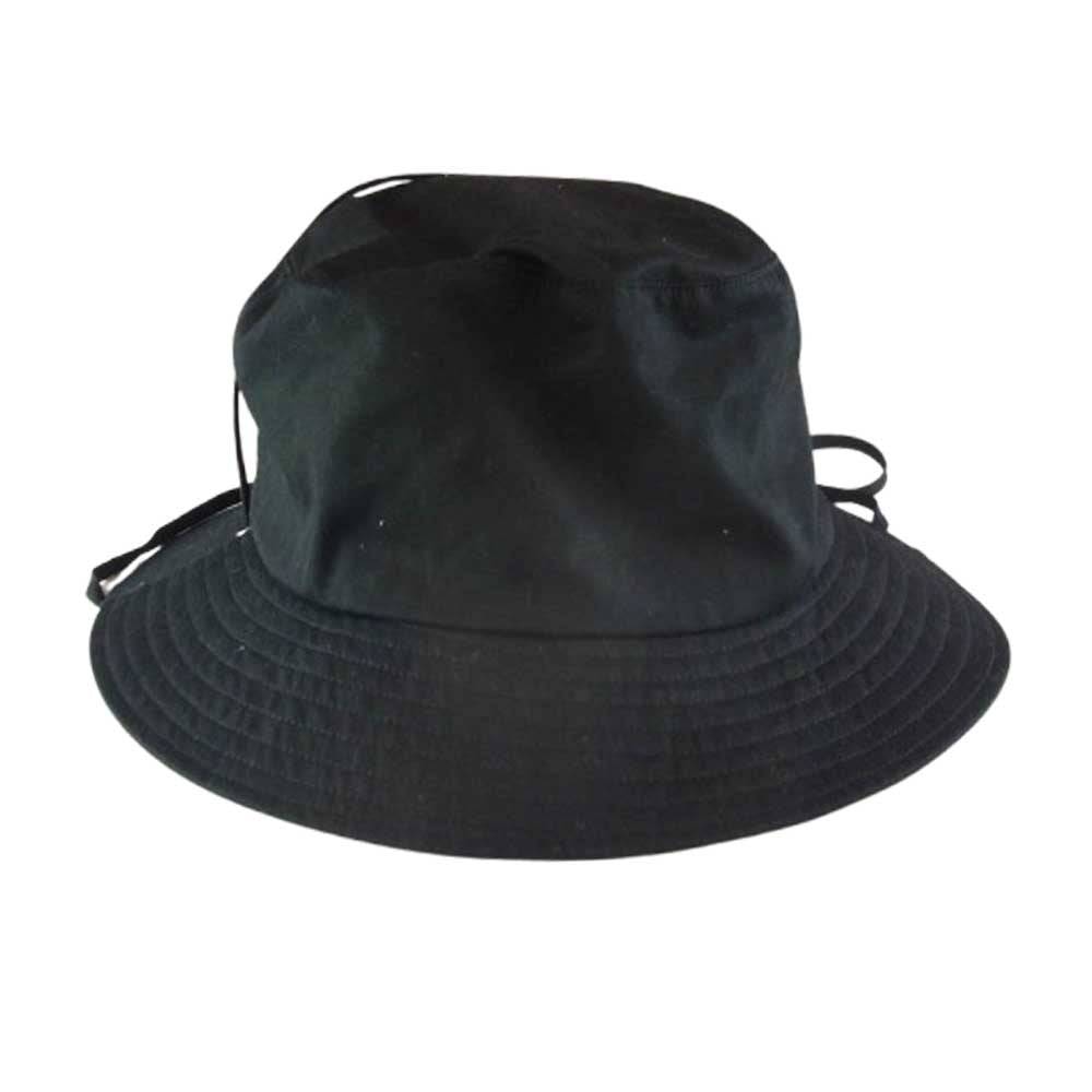 KIJIMA TAKAYUKI キジマタカユキ 24SS 242705 ENTILE BUCKET HAT 高密度コットンベンタイル バケットハット 帽子 ブラック系 2【中古】