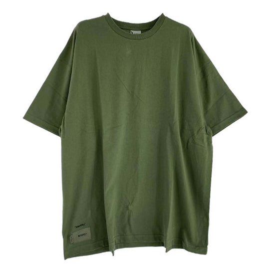 WTAPS ダブルタップス 22SS 221ATDT-STM07S IDENTITY アイデンティティー クルーネック 半袖 Tシャツ カーキ オリーブ 04【美品】【中古】