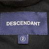 DESCENDANT ディセンダント 22SS 221TQDS-SHM04 RAYON S/S SHIRT STANDARD レーヨン 半袖 シャツ スタンダード ブラック系 2【中古】