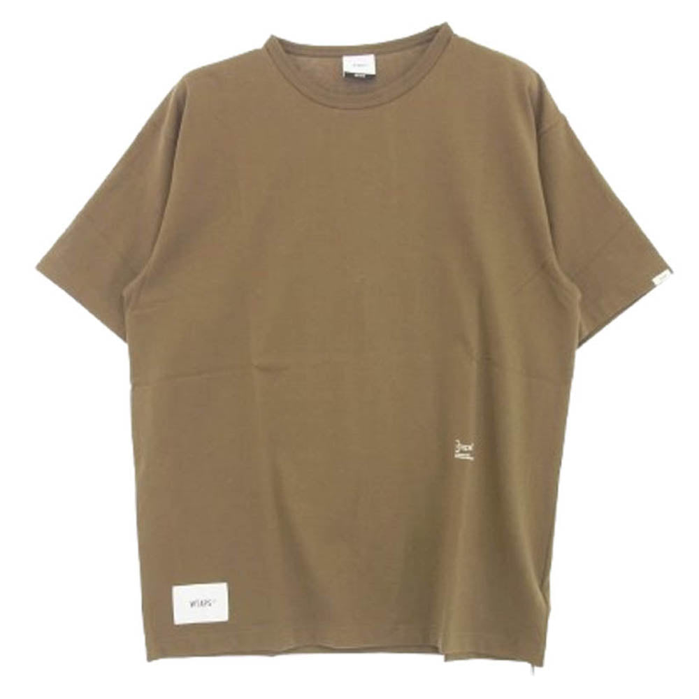 WTAPS ダブルタップス 20AW 202ATDT-CSM14 OG SS COPO クルーネック 半袖 Tシャツ ブラウン カーキ系 2【極上美品】【中古】