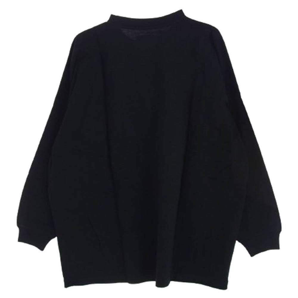 WTAPS ダブルタップス 22SS 221ATDT-SCM06 ALL 01/LS/COTTON コットン 長袖 Tシャツ ロンT ブラック系 3【極上美品】【中古】