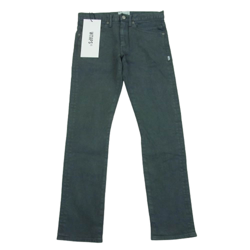 WTAPS ダブルタップス 19SS 191TQDT-PTM03 BLUES VERY SKINNY WASHED TROUSERS COTTON DENIM ブルース ベリー スキニー トラウザーズ コットン デニム パンツ グレー系 01【美品】【中古】