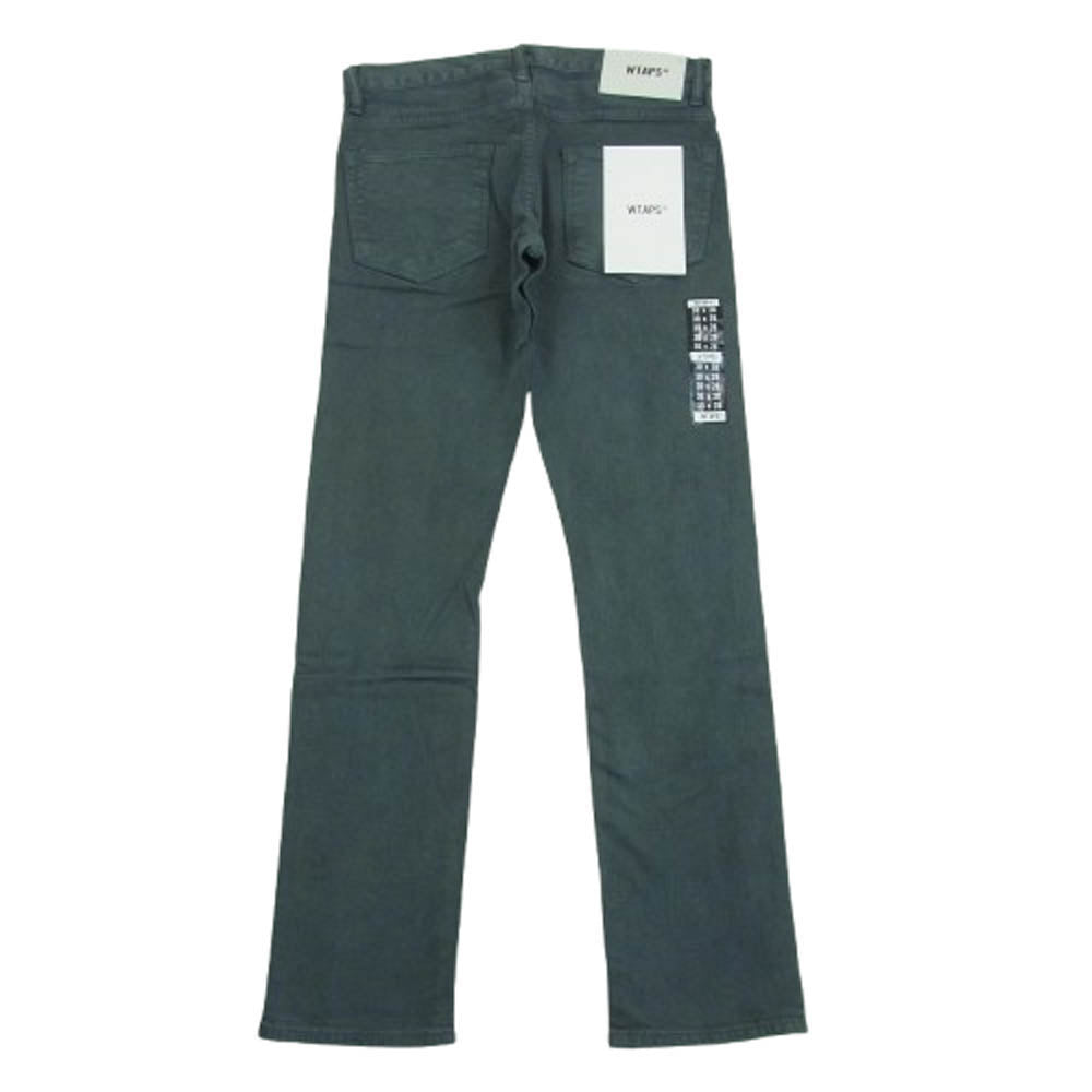 WTAPS ダブルタップス 19SS 191TQDT-PTM03 BLUES VERY SKINNY WASHED TROUSERS COTTON DENIM ブルース ベリー スキニー トラウザーズ コットン デニム パンツ グレー系 01【美品】【中古】