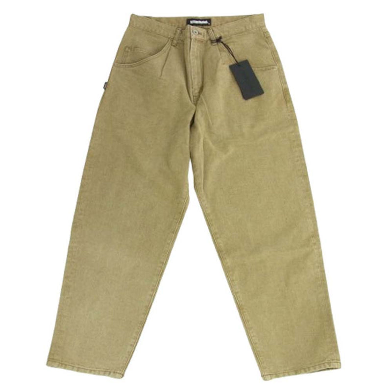 NEIGHBORHOOD ネイバーフッド 20AW 202SPNH-PTM03 BAGGY C-PT バギー テーパード デニムパンツ BEIGE S【美品】【中古】