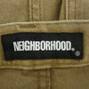 NEIGHBORHOOD ネイバーフッド 20AW 202SPNH-PTM03 BAGGY C-PT バギー テーパード デニムパンツ BEIGE S【美品】【中古】