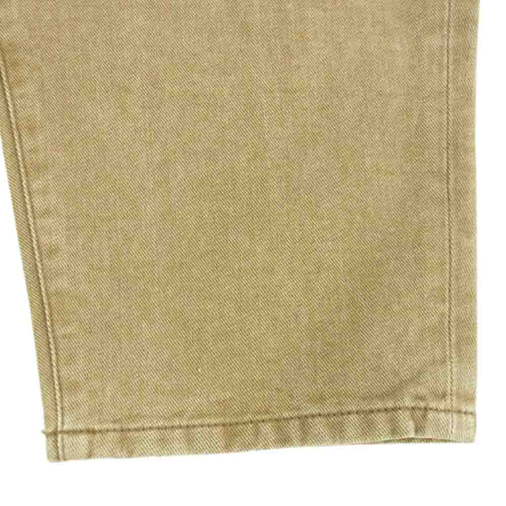NEIGHBORHOOD ネイバーフッド 20AW 202SPNH-PTM03 BAGGY C-PT バギー テーパード デニムパンツ BEIGE S【美品】【中古】