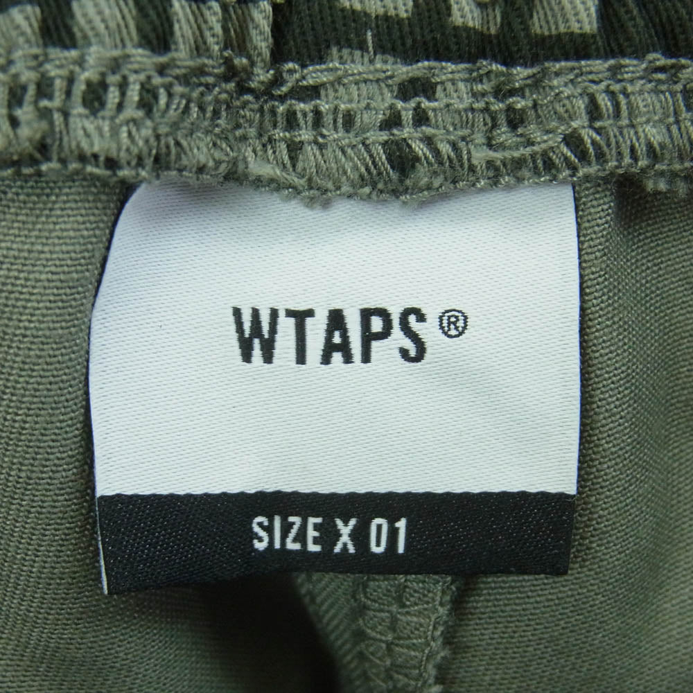 WTAPS ダブルタップス 21SS 212WVDT-PTM09 SEAGULL 04 CAMO カーゴ パンツ ワーク パンツ カモ柄 グレー系 ブラック系 01【極上美品】【中古】