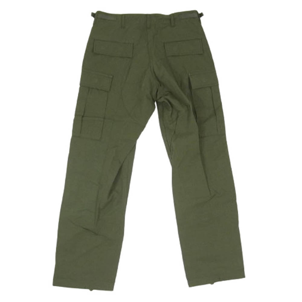 WTAPS ダブルタップス WVDT-PTM02 NONE WMILL-TROUSER 01 TROUSERS NYCO RIPSTOP ノーン トラウザー ニコ リップストップ カーゴ ミリタリー パンツ カーキ系 X01【美品】【中古】
