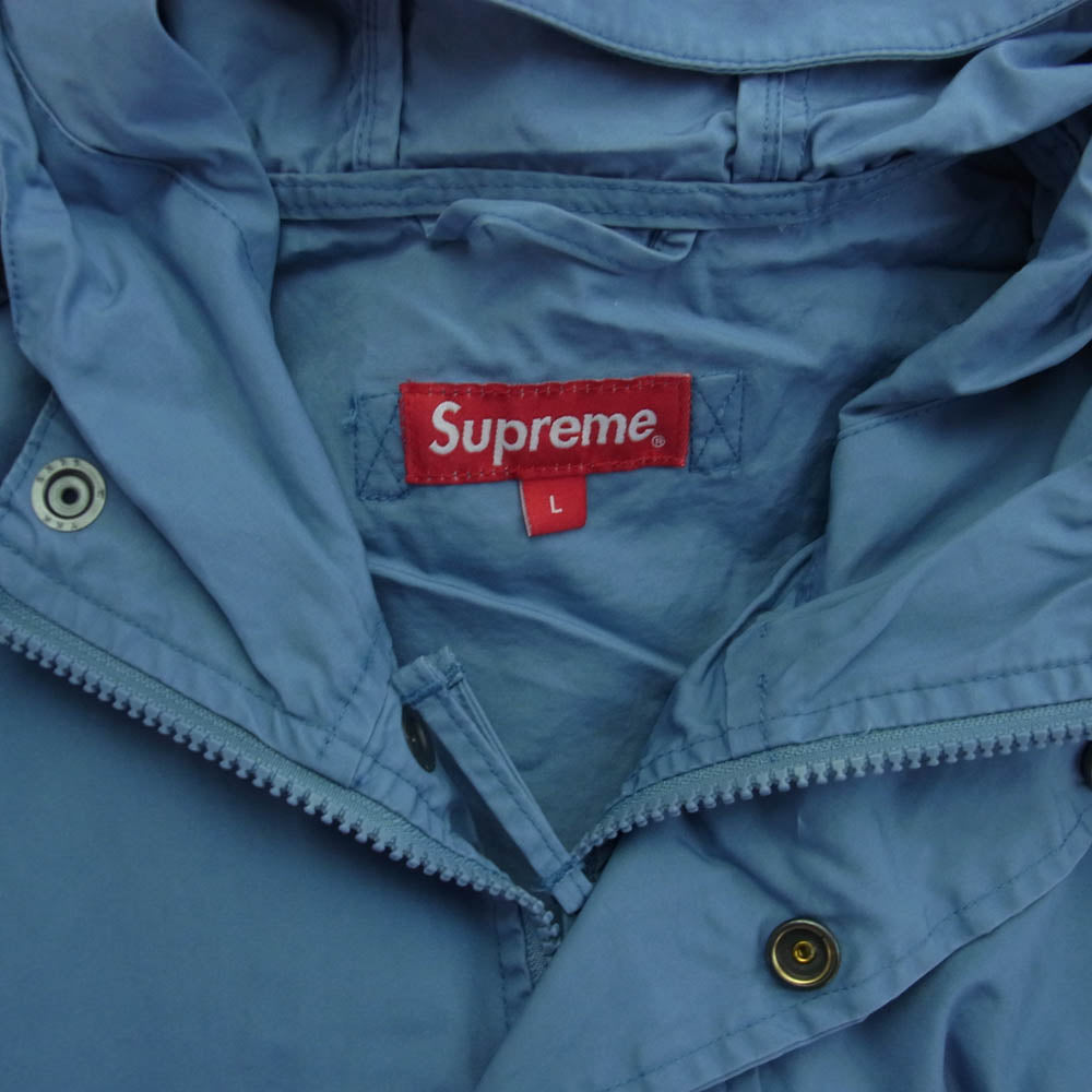 Supreme シュプリーム 21SS Mesh Pocket Cargo Jacket メッシュポケット付き ナイロン ジャケット ライトブルー系 L【美品】【中古】