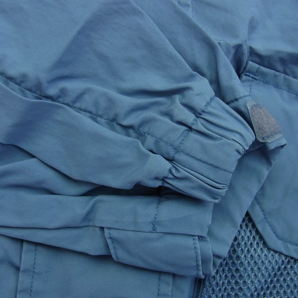 Supreme シュプリーム 21SS Mesh Pocket Cargo Jacket メッシュポケット付き ナイロン ジャケット ライトブルー系 L【美品】【中古】