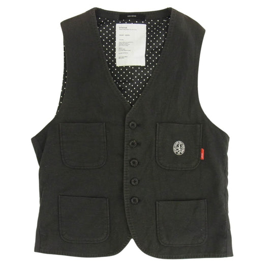 WTAPS ダブルタップス 101LTDT-JKM03 ドット柄 ベスト ブラック ブラック系【中古】