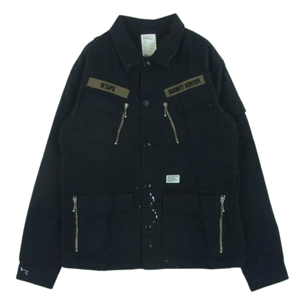 WTAPS ダブルタップス 08AW TSBHD-SH-M02 13周年記念 BOUNTY HUNTER JUNGLE LS ジャングル ジャケット ブラック系 サイズ表記なし【中古】