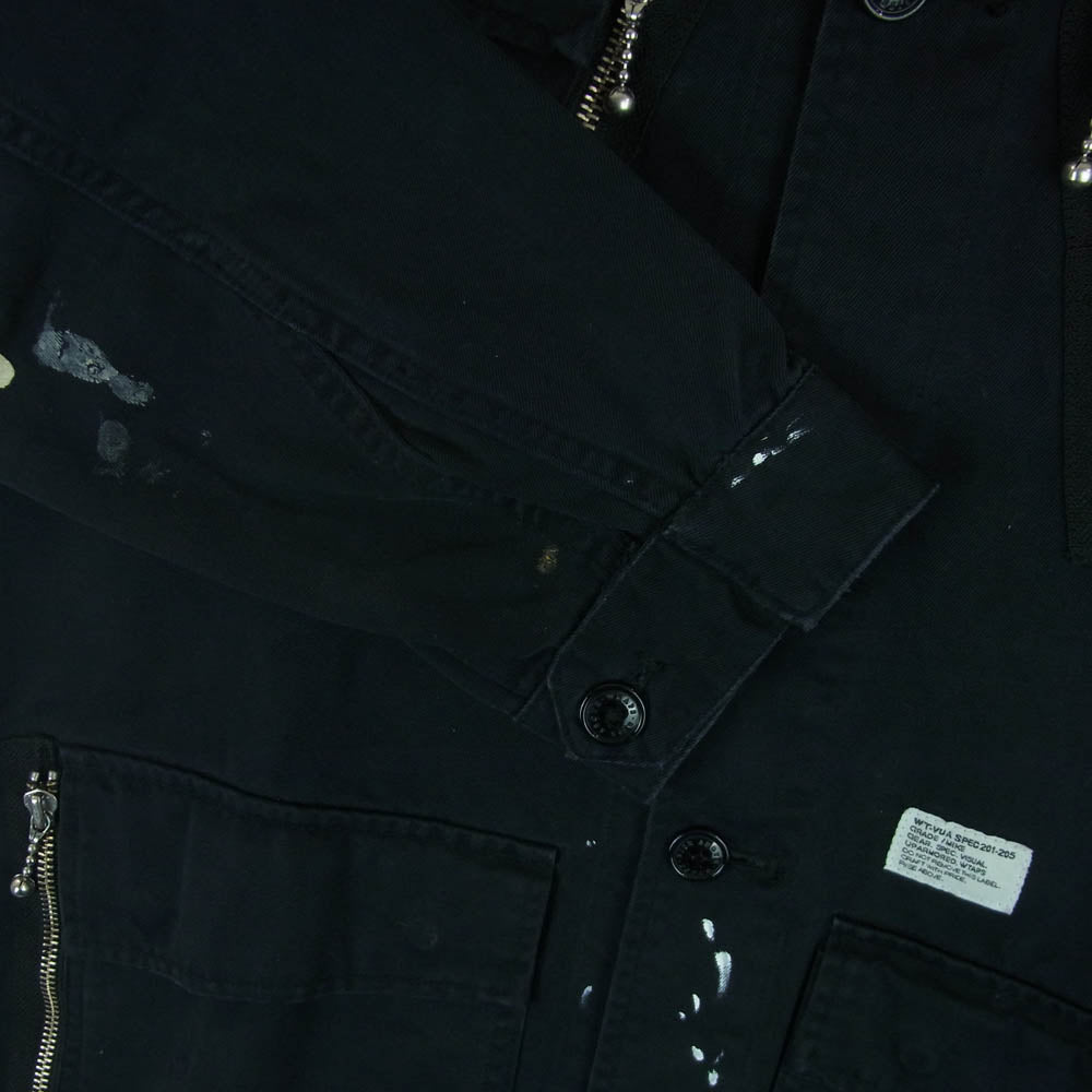 WTAPS ダブルタップス 08AW TSBHD-SH-M02 13周年記念 BOUNTY HUNTER JUNGLE LS ジャングル ジャケット ブラック系 サイズ表記なし【中古】