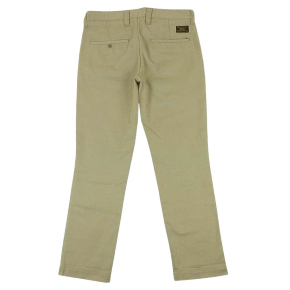 WTAPS ダブルタップス 142LTDT-PTM03 COPO DRILL ワーク パンツ チノパン ポリエステル コットン 日本製 ベージュ系 M【中古】