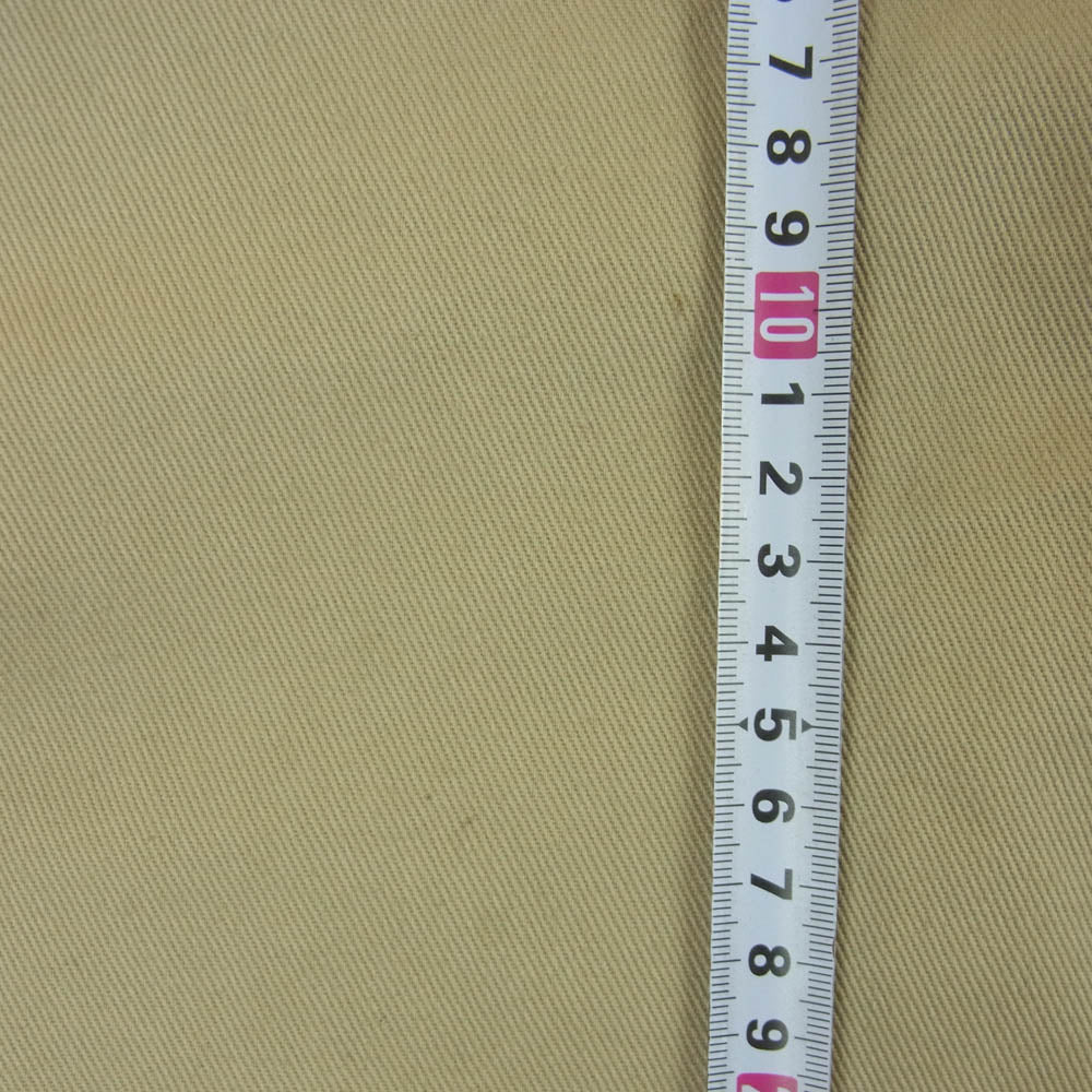 WTAPS ダブルタップス 142LTDT-PTM03 COPO DRILL ワーク パンツ チノパン ポリエステル コットン 日本製 ベージュ系 M【中古】