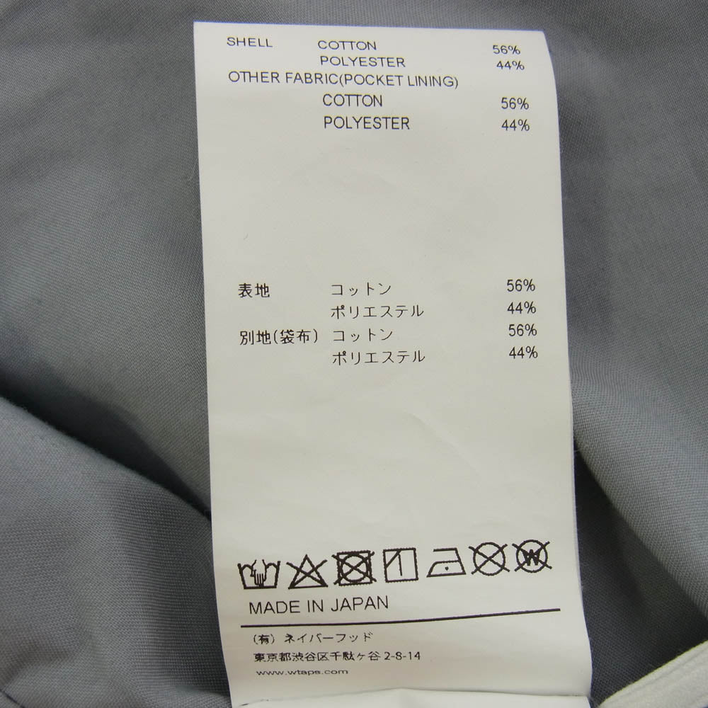 WTAPS ダブルタップス 23SS 231BRDT-PTM10 Spss2002 Shorts Ctpl Weather Sign Gray ショート パンツ ハーフパンツ グレー系 02【中古】